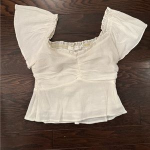 ASTR the label white peasant blouse